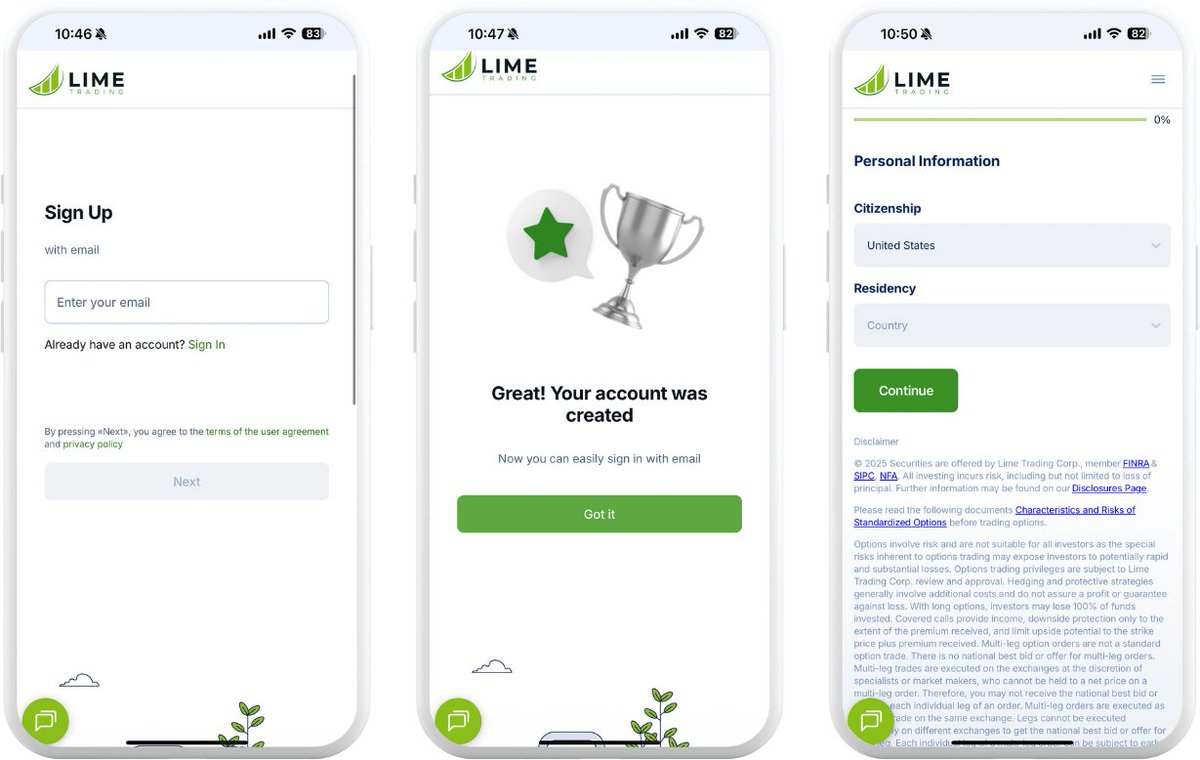 We just released a chart Help Center, notes for securities, and a smoother mobile onboarding to Lime Trader.

We built these upgrades into our platform based on what traders actually need—tools that make your workflow more efficient.

Read what's new on our website: