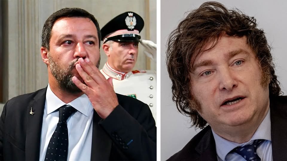 BlobRai3's tweet image. "BACIONI-ONI-ONI"!?
"Congratulazioni a Milei per lo straordinario risultato alle elezioni di metà mandato. Contro tutto e contro tutti. Avanti tutta con le riforme, viva la Libertà". ( Matteo Salvini in un post su X, 27 ottobre).
Alle 20 su Rai3 puntata veloce di #blob...