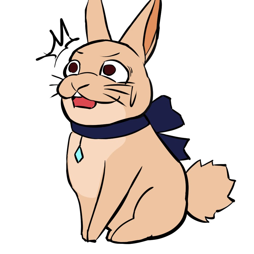 ウサギの耳って本物をよく観察すると、両耳の付け根同士の配置が思ったより近いってのと、穴や先端は周りを聞き取れるように両側に広がっていて、しかも意外とそんなに長すぎない、その通りに描きなおしたらウサギっぽくなりました。🐰
カワイイ！ヤッター！