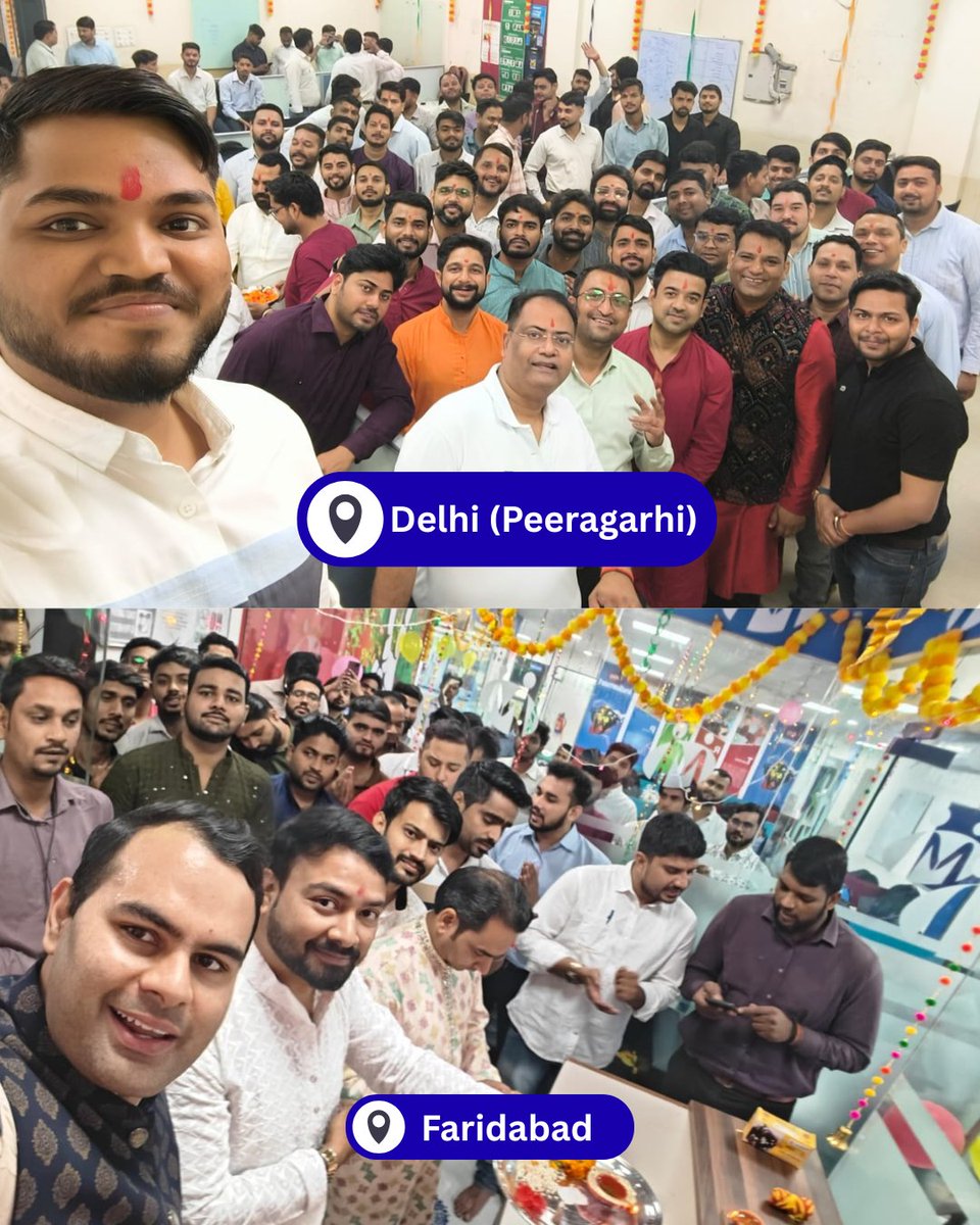 IndiaMART's tweet image. Same festive spirit, different pin codes!📍
Here’s a peek into our Diwali celebrations across the nation! #indiamartians

#IndiaMART #celebration #festive #topical #diwali #festiveweek #trend #trending #diwalicelebrations
