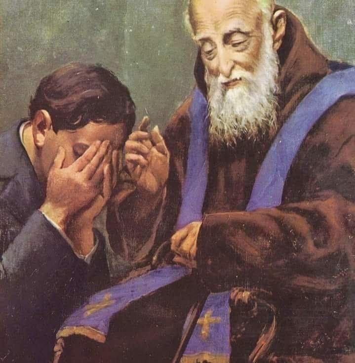 People from my old Baptist church when I needed guidance vs my priest when I confess the horrible deeds that I have done