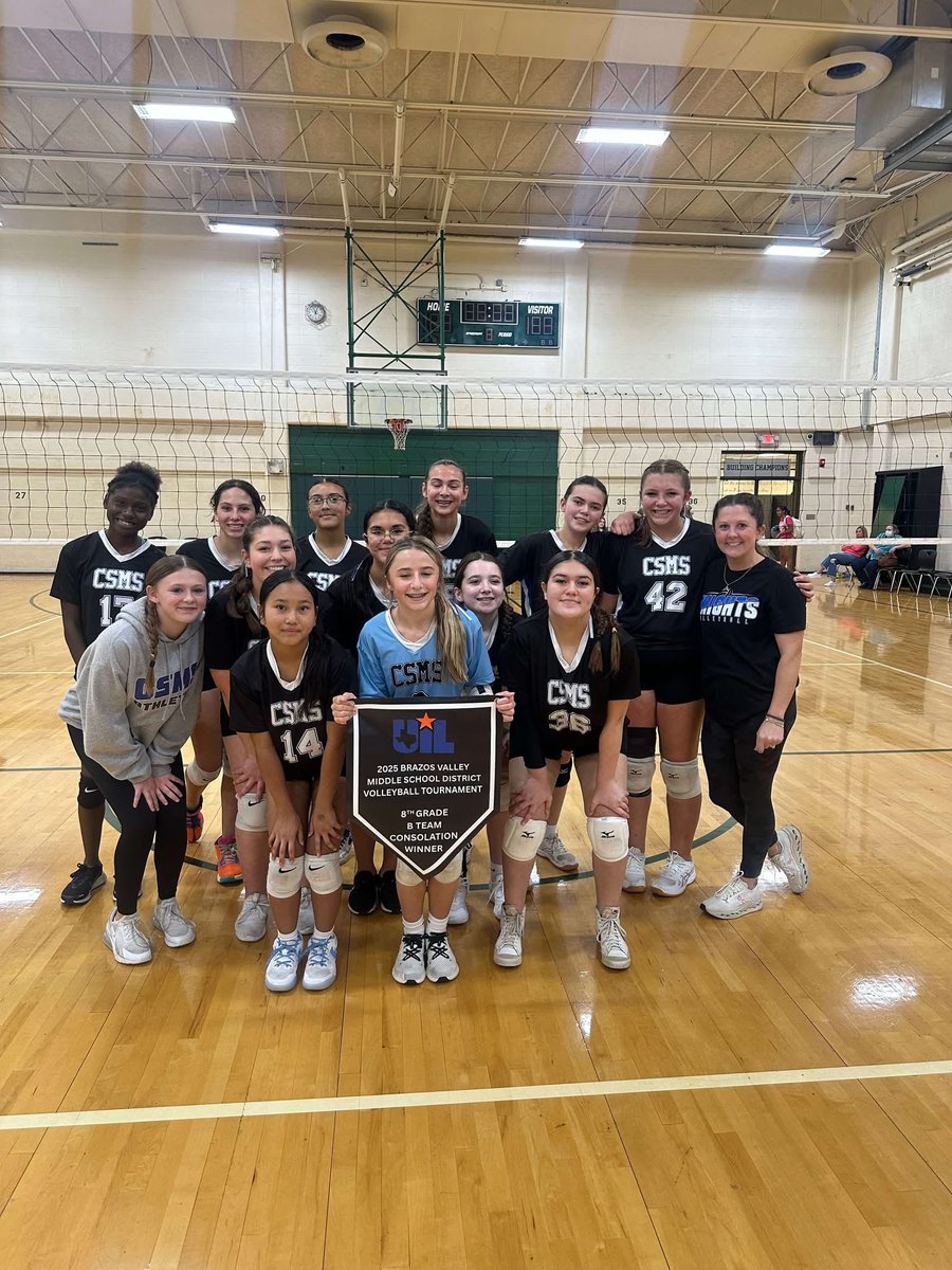 CSMSGA's tweet image. 🏐A huge thank you to all our amazing parents and fans for showing up, cheering loud, and supporting our girls all season long! We couldn’t have done it without you! 3 out of 4 teams brought home banners in the consolation bracket! 💪 Way to finish strong! 🏐