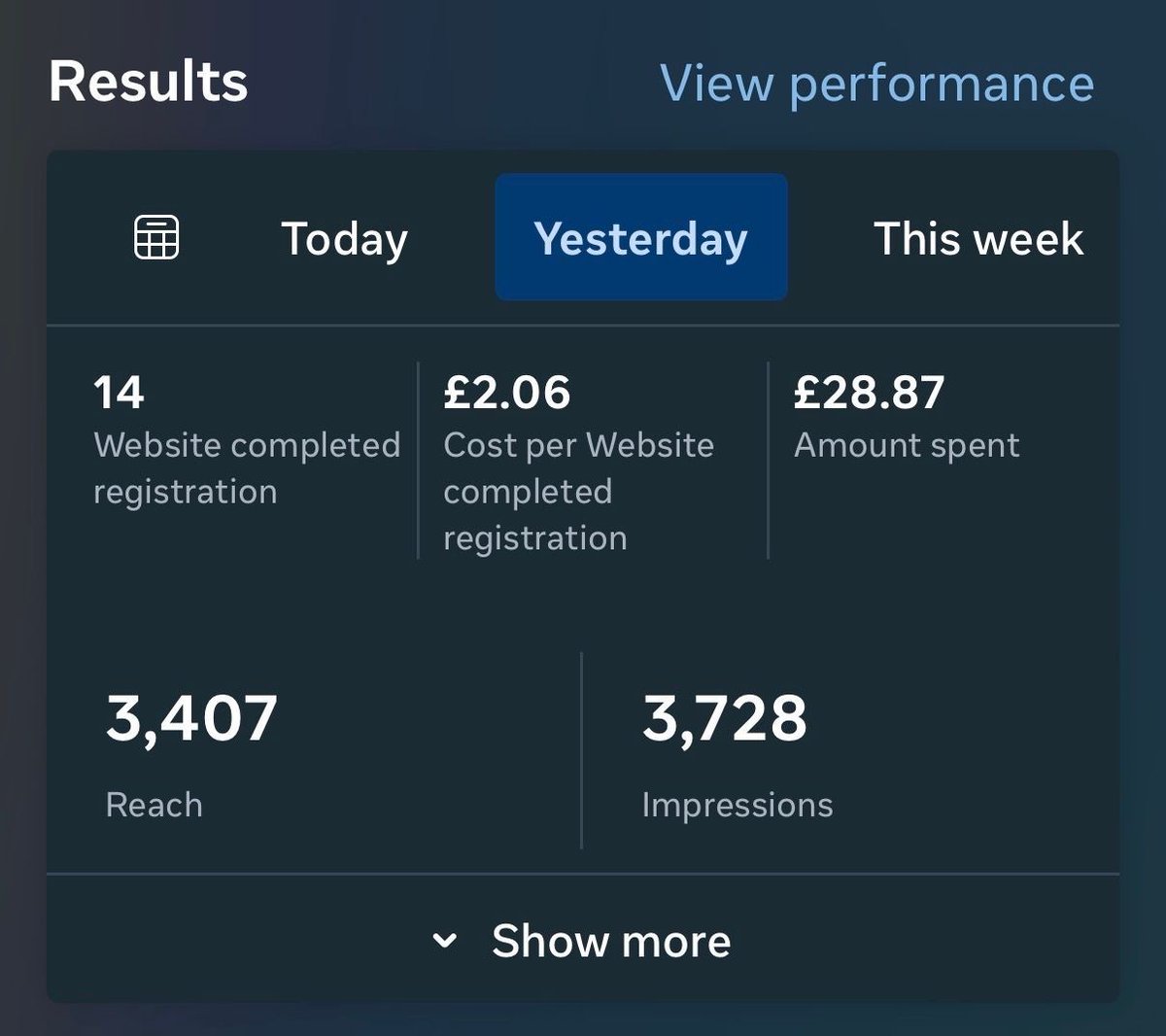 Facebook ads are funny as an indie because they unlock sustainable, profitable, scaling growth, but you have to be willing to light £1000 of your own money on fire to get there