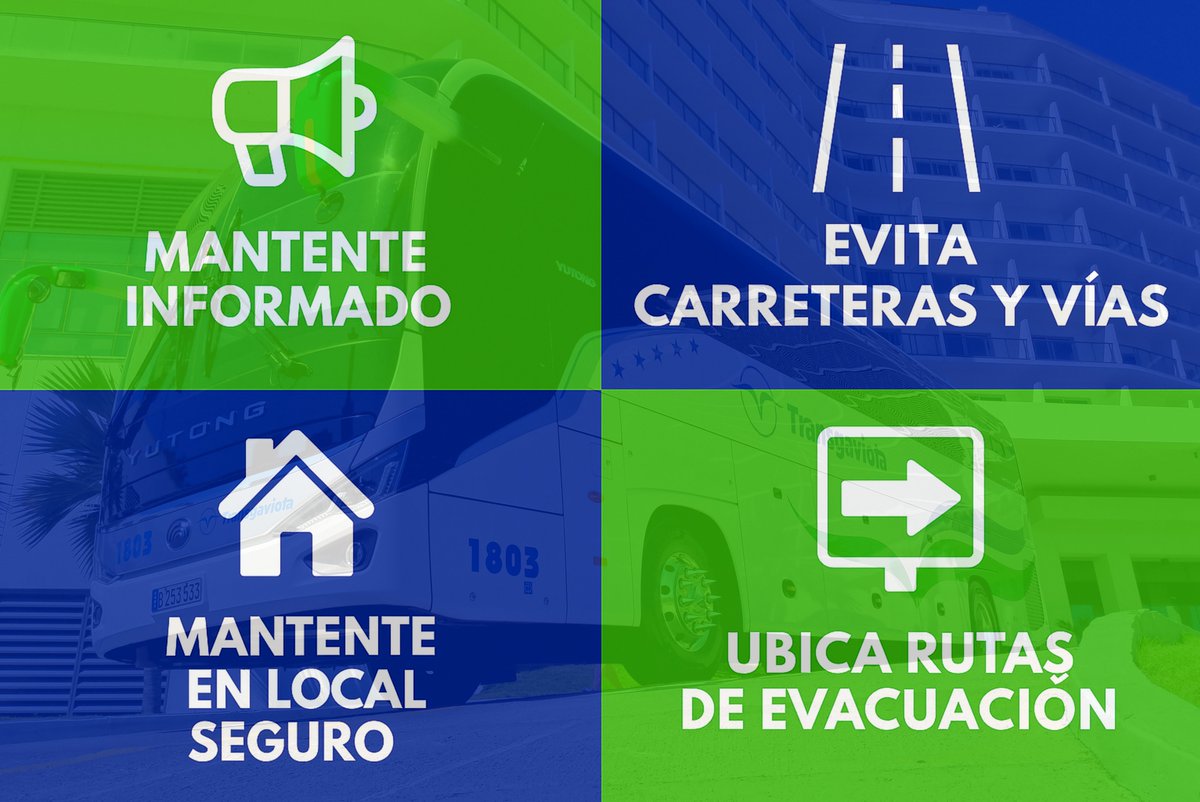 #TransGaviotaCuba se suma al llamado nacional ante la cercanía del sistema meteorológico No. 13 de este año.
Mantenemos vigilancia constante sobre la evolución de este fenómeno y activos todos nuestros protocolos.
La prevención es responsabilidad de todos.