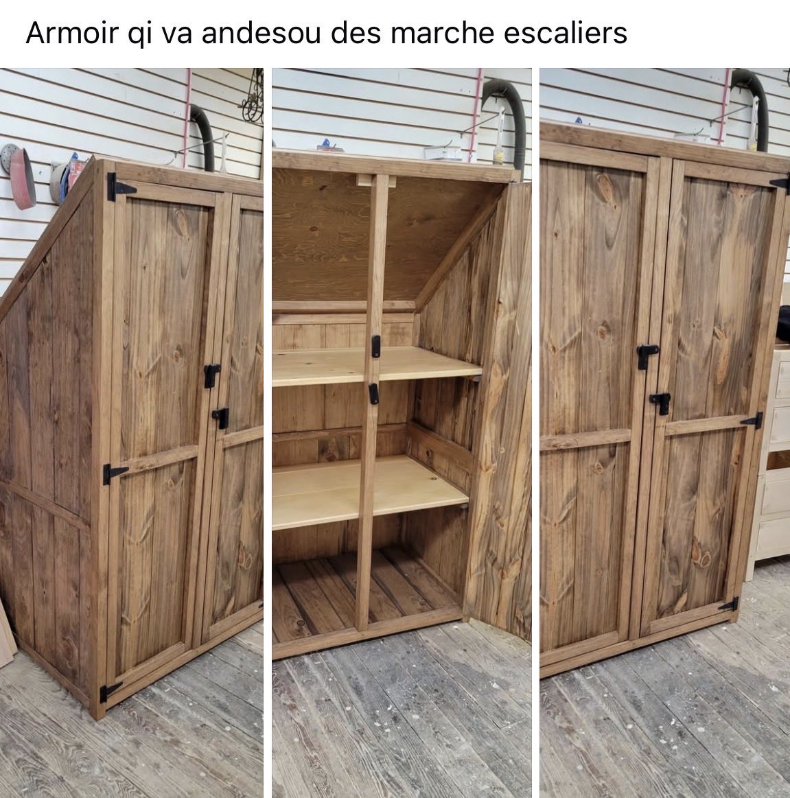 Armoir qi va andesou des marche escaliers