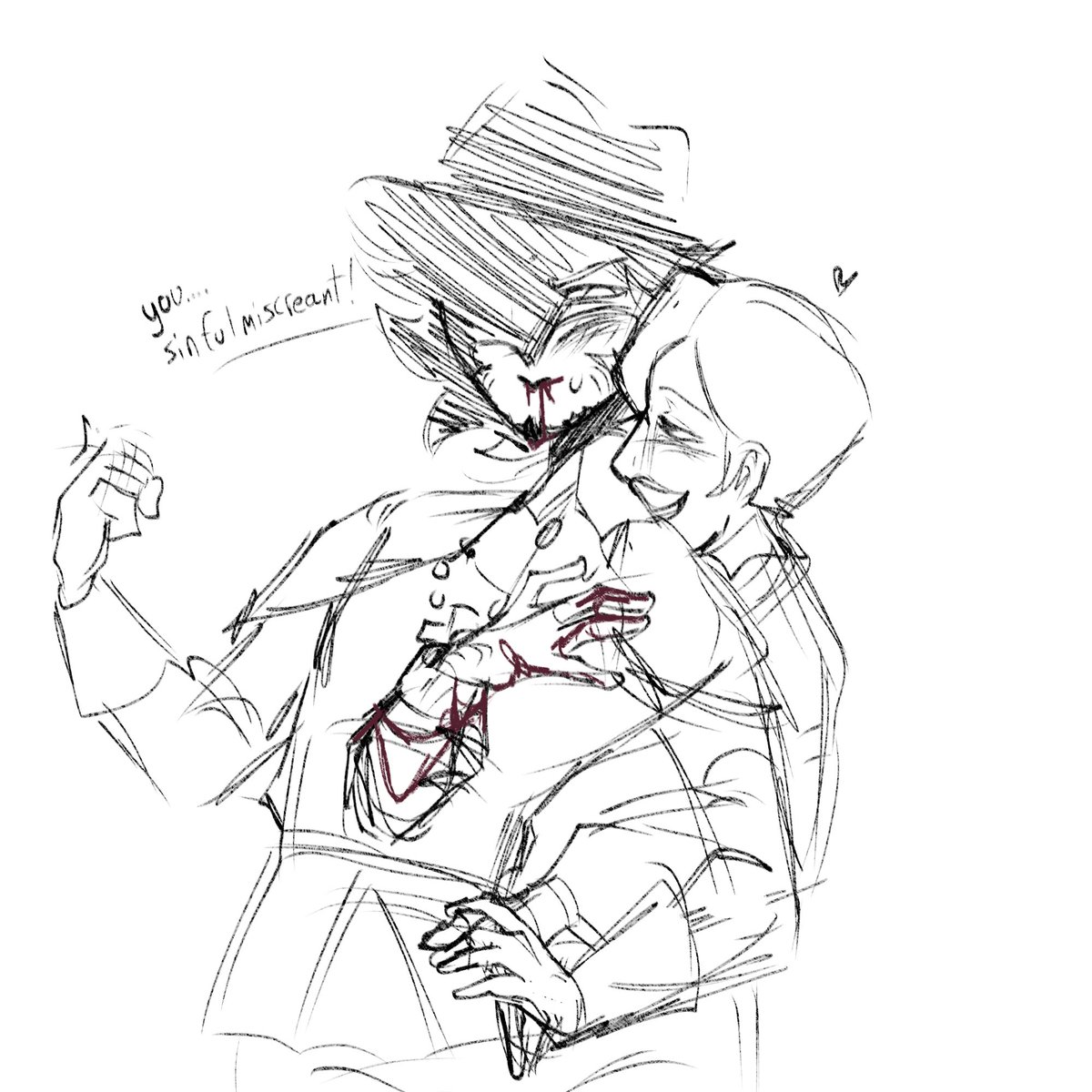 #hauntedhotel #hauntedhotelfanart #hauntedhotelnathan + priest

father^2 per strawpage req