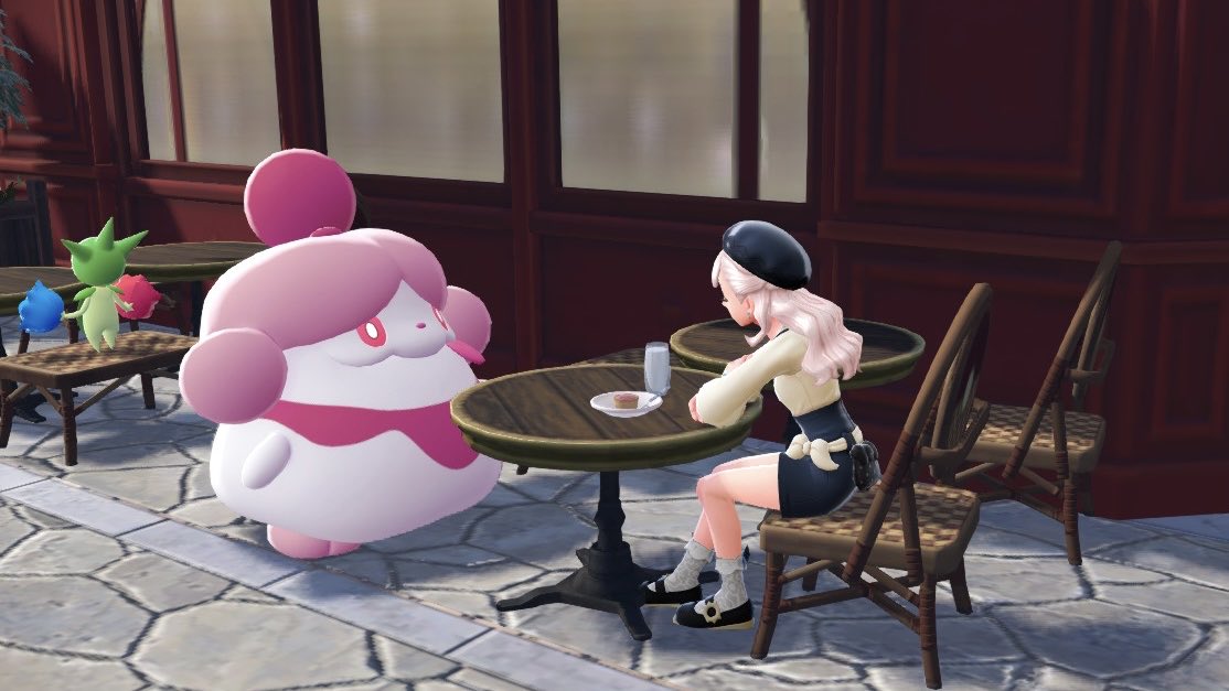 例のサブクエでより好きになってしまったペロリーム（ ;  ; ）ふわふわついてきてくれるペロッパフも可愛いけど、ポテポテ歩くペロリームがとっても愛おしいよーー（ ;  ; ）