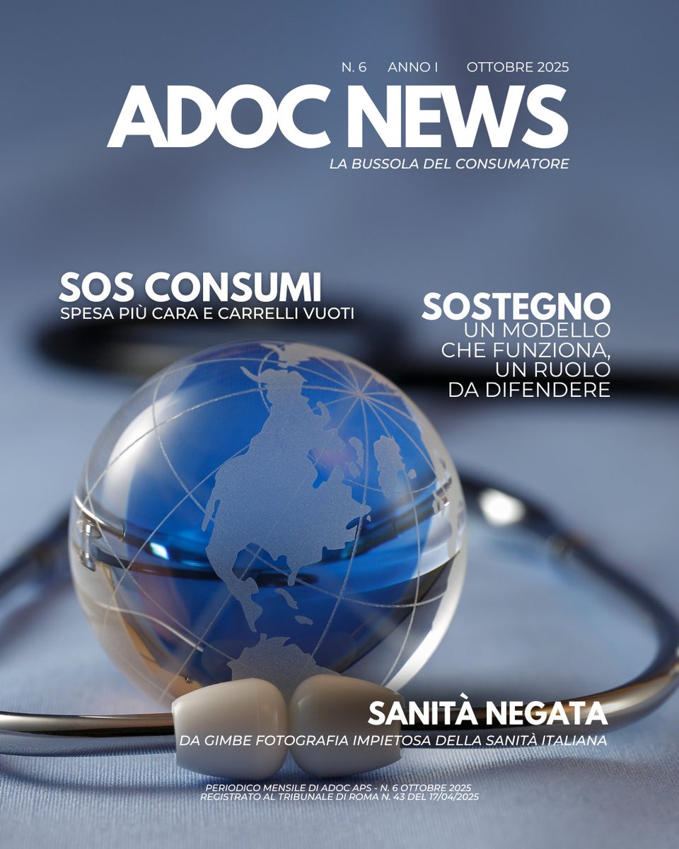 Leggi il nuovo numero di "𝗔𝗱𝗼𝗰 𝗡𝗲𝘄𝘀: 𝗹𝗮 𝗯𝘂𝘀𝘀𝗼𝗹𝗮 𝗱𝗲𝗹 𝗰𝗼𝗻𝘀𝘂𝗺𝗮𝘁𝗼𝗿𝗲" - bit.ly/48NUGdh