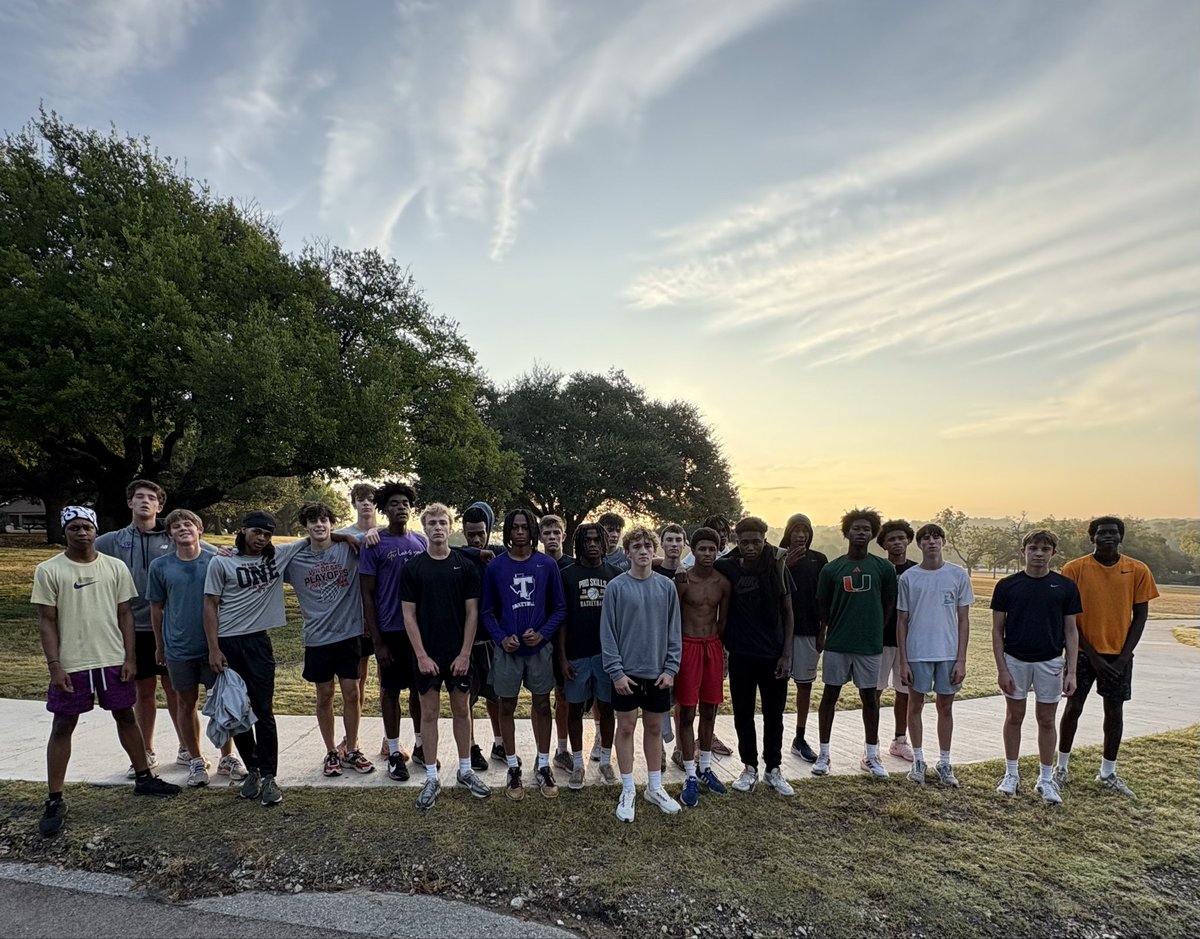 LHWildcatHoops's tweet photo. Last preseason session at Flagpole Hill. Proud of our players’ discipline and consistency with morning workouts this fall. Exciting season ahead!!
🏀🐾 #Family #MorningWork #EverythingTheHardWay https://t.co/K6xAd0NZN9