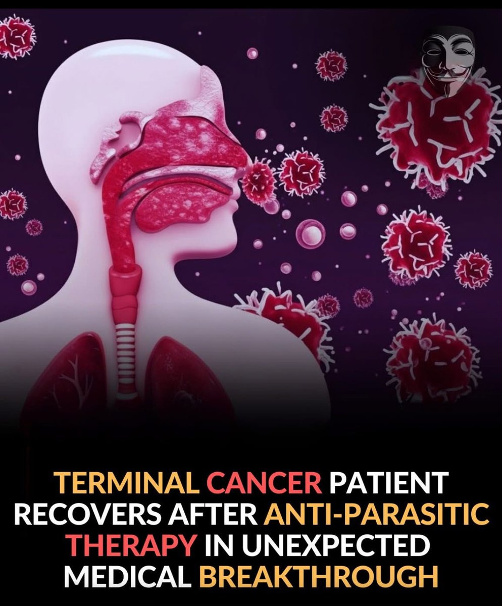 Cancer is parasitic. For those with open minds + willingness to learn, there are natural remedies available that can cure most types of cancer.