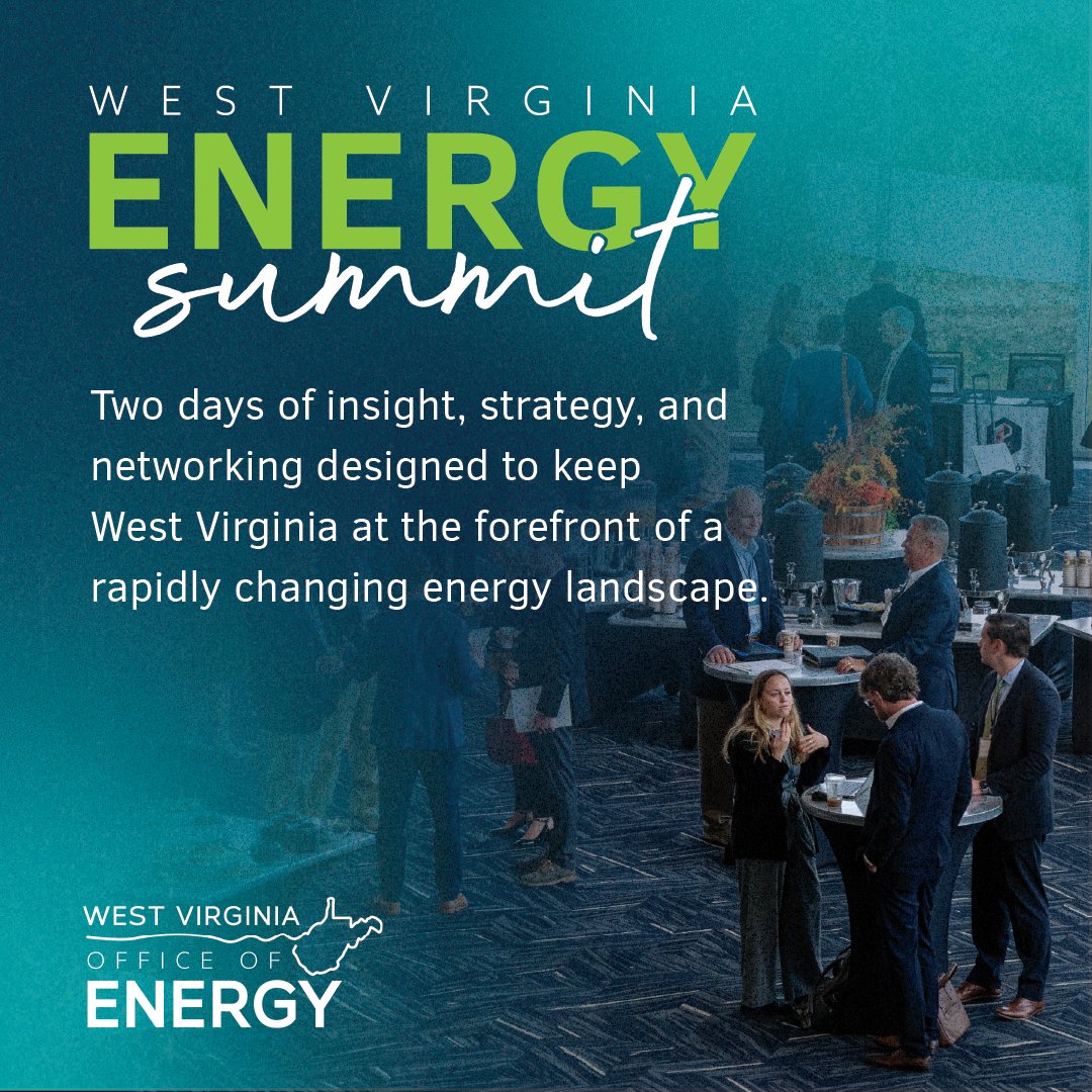📢 Are you a public servant or educator interested in attending the #WVEnergySummit? You may be eligible for special registration rates.
📩 Contact chelsea.t.morrison@wv.gov for details!
🎟️bit.ly/4ojy61s