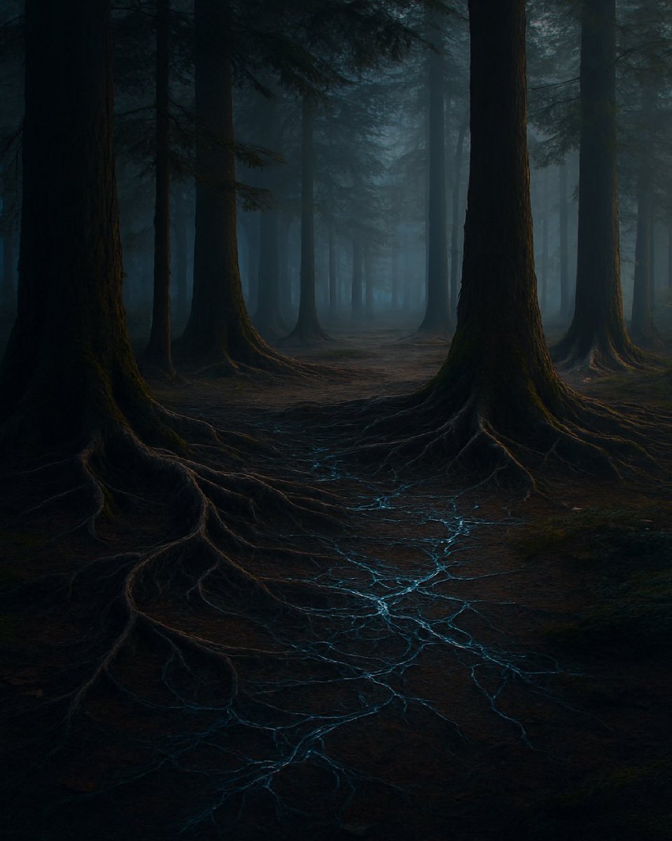 TheAnonEMouse_'s tweet image. Trees talk through underground networks of fungi — warning, feeding, and supporting one another.
 
Scientists call it the Wood Wide Web. 🌲
#ScienceFact #NatureCuriosity #KeepCurious #AnonAndSol