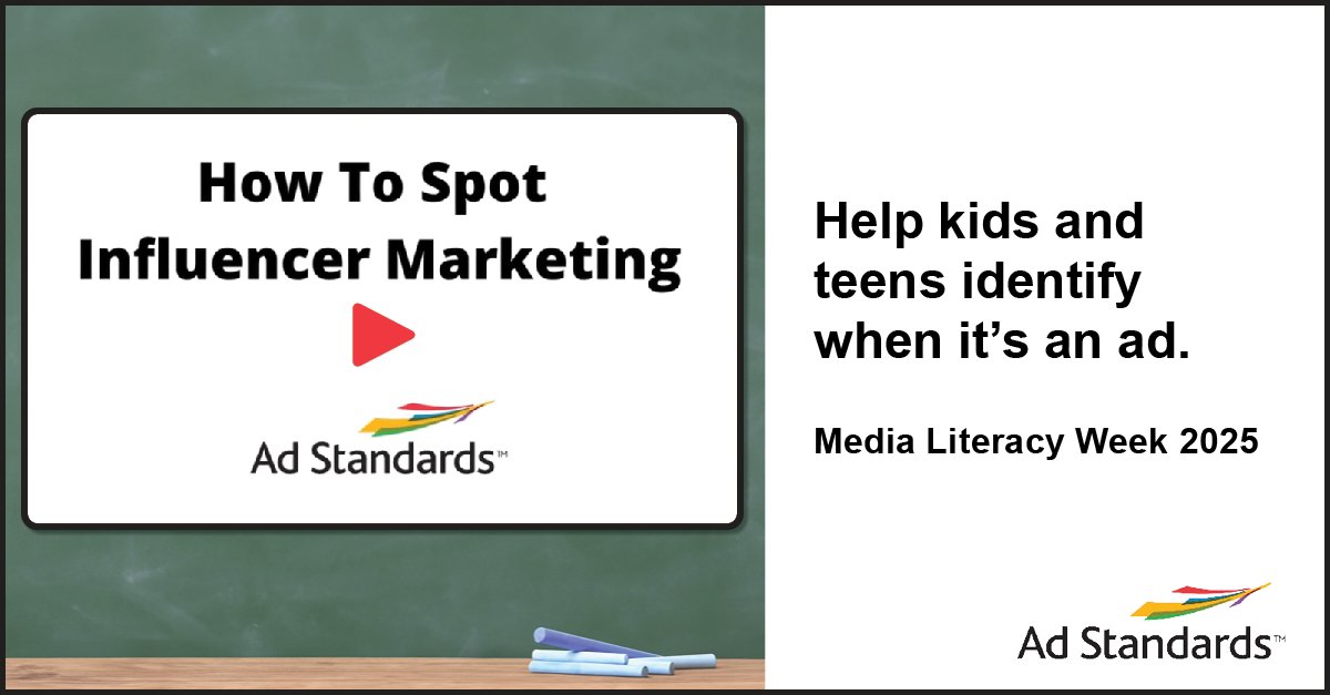 Wondering how  to help children and teens identify when social media content is really an ad?   
 
Share this quick video guide on how to spot influencer marketing.  tinyurl.com/8ct2xs65

<a href="/MediaSmarts/">MediaSmarts</a> #MediaLitWk #InfluencerMarketing