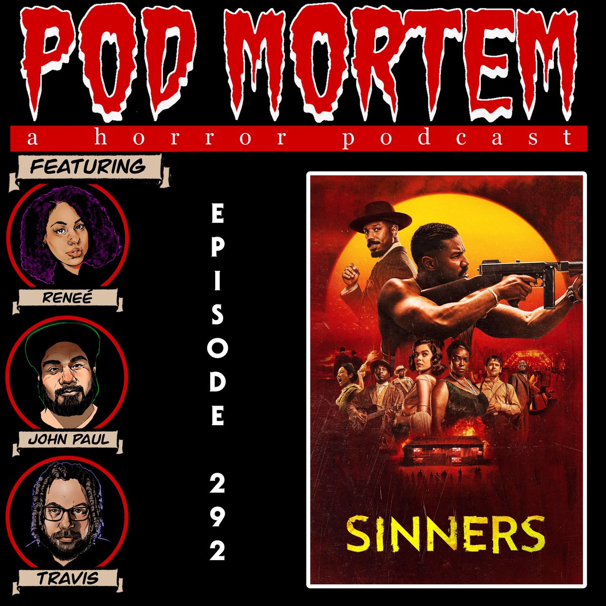 In our new episode, we discuss Ryan Coogler’s 2025 horror film SINNERS!

Listen here and don’t forget to subscribe and share! allmylinks.com/thepodmortem