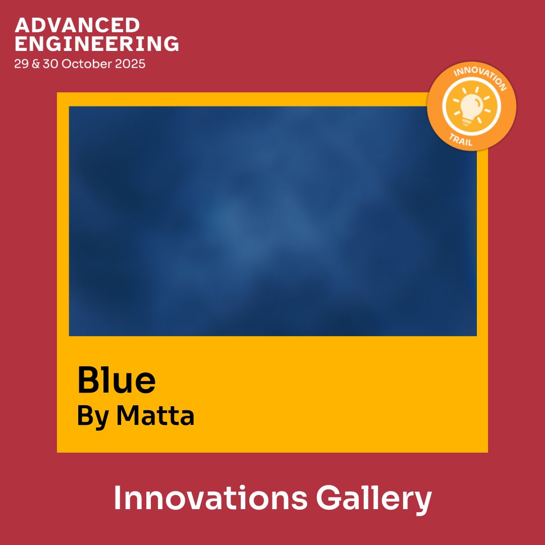 advancedenguk's tweet image. 🚨 Innovation spotlight

Matta Labs Ltd in our Innovation Gallery for their Blue, a rapid-deployable AI for in-process anomaly detection

📍 Check them out at stand P198!

Don&apos;t miss out register as a visitor today: register.visitcloud.com/survey/2ehz86m…