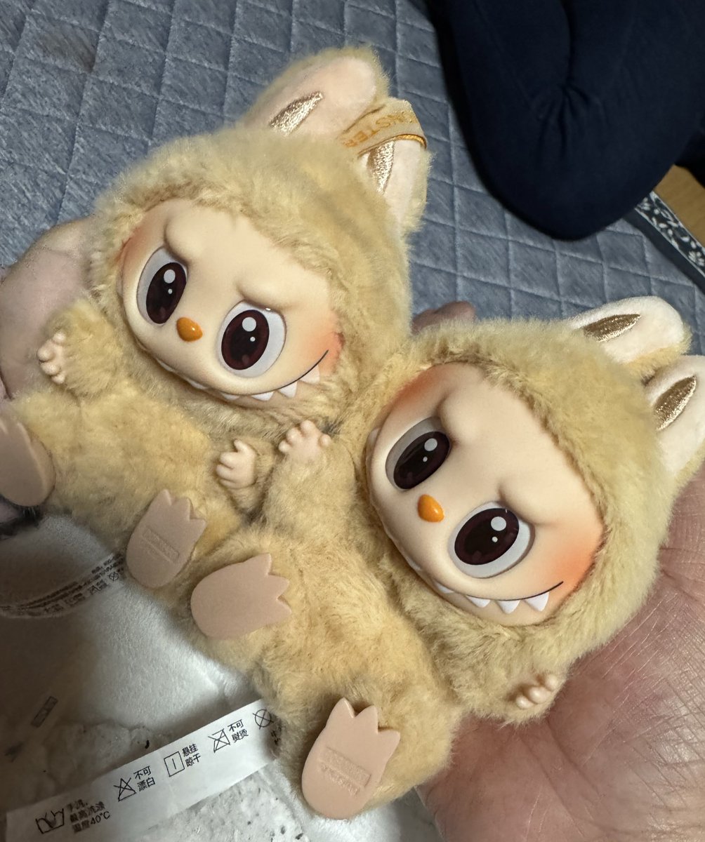 オリパワン（<a href="/oripaone/">オリパワン🥇最大90%オフクーポン配布中</a>）しか勝たん！

ラブブが当たりました！

#オリパワン当選報告

次の日もう一つ当選して
ちびと開封したら同じ🥰