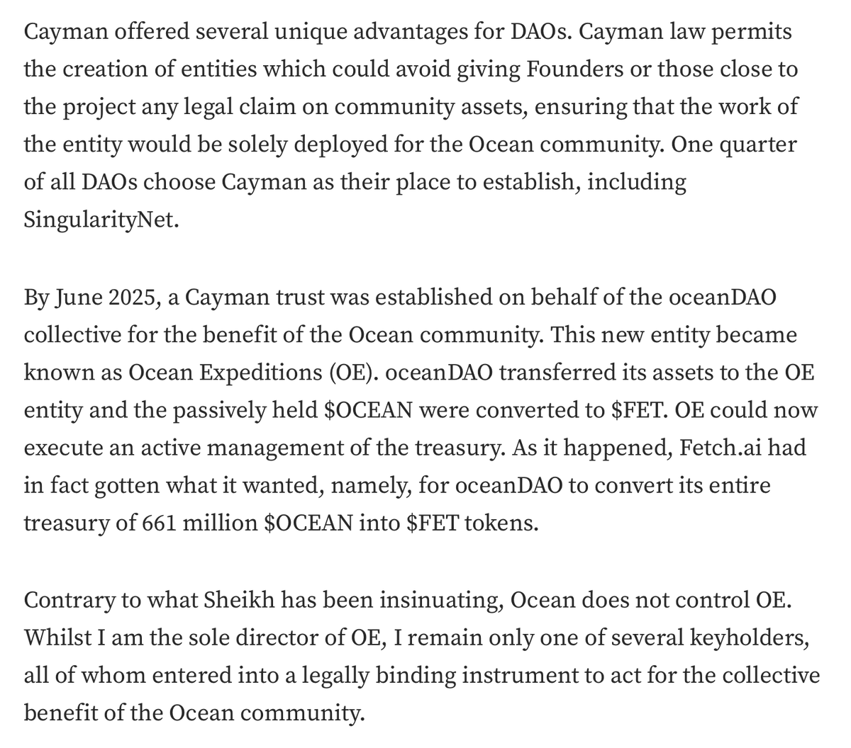 hashfriend's tweet photo. @VDP_94 stop spreading your constant false claims, should look into how multisig wallets work. Do you also question the  Cayman entities of the other ASI alliance members? https://t.co/WtOdJDqFnJ https://t.co/jlX6aayfTG