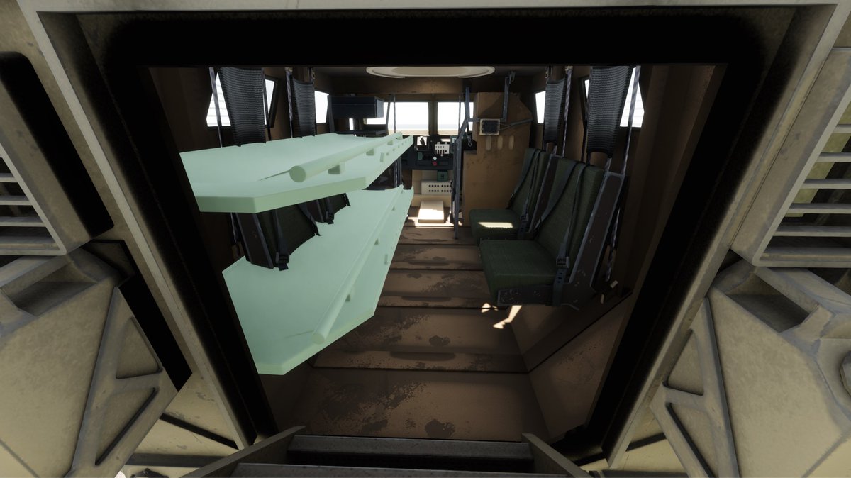 Spartan_Team6's tweet image. Starting to make a medical Maxx Pro while buddy makes the finer details that are wrong with it.

#armareforger #maxxpro #arma #developer