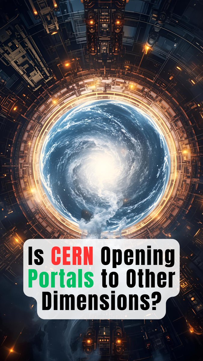 knowledge_codex's tweet image. Is CERN just doing science… or something *much deeper*? The Large Hadron Collider may be more than a machine—it might be a *gateway.*
🎥 Full video on YouTube – *The Codex of Forbidden Knowledge*
#CERN #OtherDimensions #HiddenScience #MandelaEffect #ForbiddenKnowledge