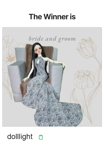 🥳RT 이벤트 당첨자 발표🥳
<a href="/dolllight12/">dolllight</a> 

추첨이 늦어져 죄송합니다.

당첨자분께서는 DM으로 연락 부탁드립니다.   
참여해주신 모든 분들께 감사드려요! 
모두 즐겁고 행복한 하루되세요!