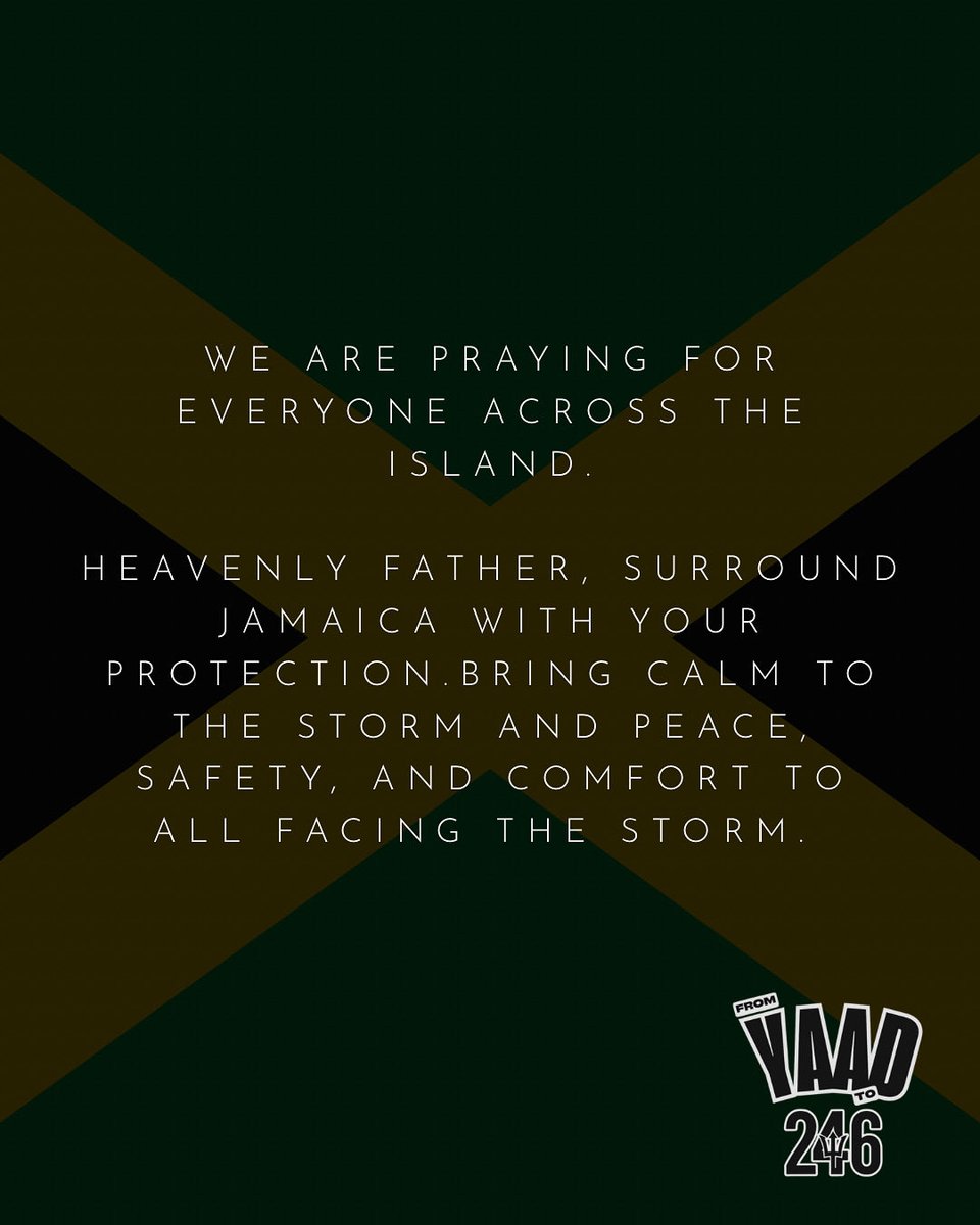 fromyaadto246's tweet photo. Praying for Jamaica 🇯🇲 🙏🏾 https://t.co/p8r0wNtMAC