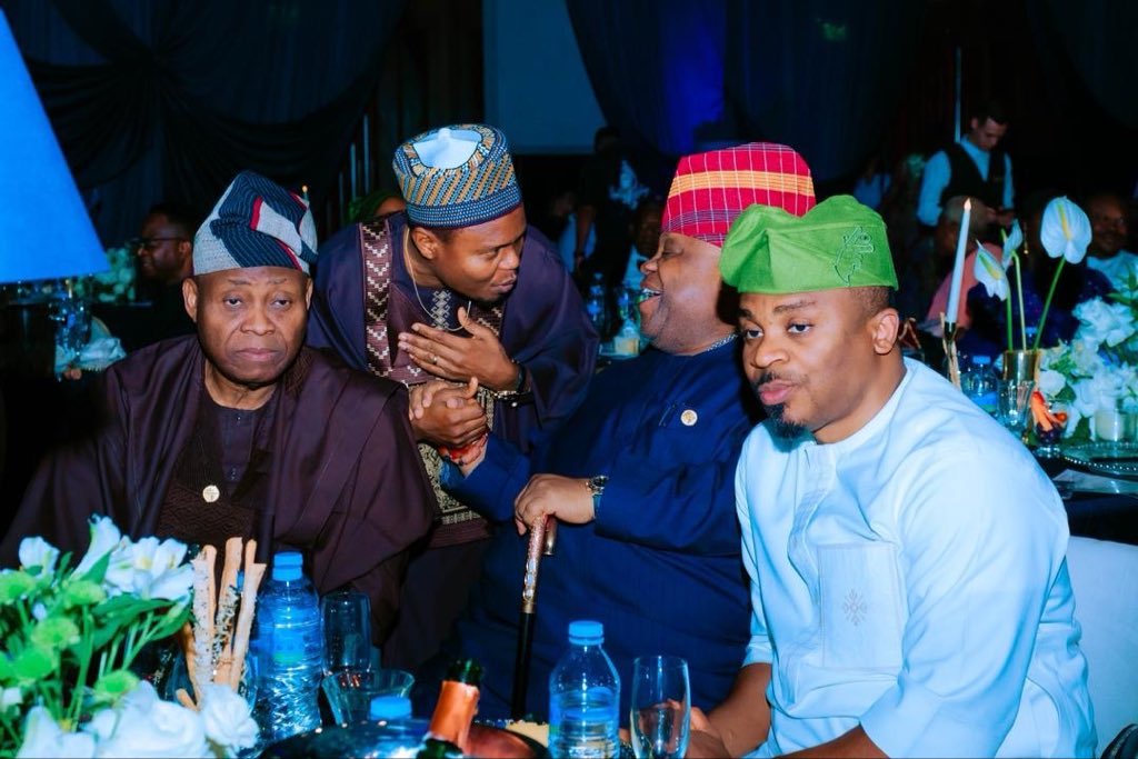 AAdeleke_01's tweet photo. During the weekend in Egypt, I was honoured to attend the investiture of Dr. George Elombi as the 4th President of Afrexim bank, alongside Dr. Deji Adeleke, Chairman of Pacific Holdings Ltd; Nigeria’s Minister of Finance, Mr. Wale Edun; former Senate President, Dr. Abubakar Bukola Saraki; and Mrs. Toyin Saraki amongst other notable African Business Tycoons.

The event also marked the farewell of Professor Benedict Oramah, after a decade of outstanding service to Africa’s economic growth as the outgoing president of Afrexim bank. 

I commended Afrexim bank for its vital role in promoting trade, innovation, and continental development, and I look forward to continued collaboration that advances Africa’s prosperity.

Our administration is already discussing and finalizing a strategic partnership between Afrexim bank and Osun State to develop our mining sector and creative industry, especially the Adire sector, to empower artisans, boost exports, and create sustainable jobs for our youths and women.

📸: @thekdproductions