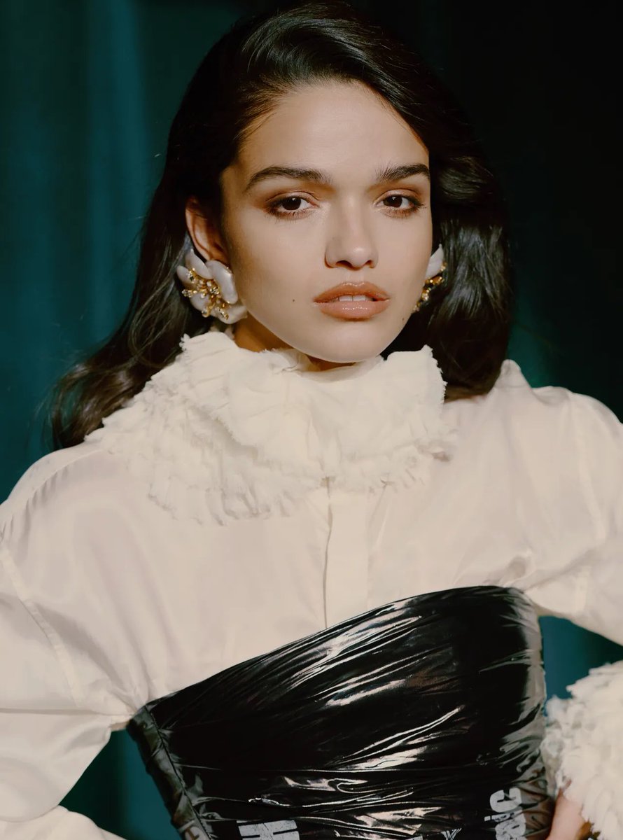 Rachel Zegler photographed by Fanny Latour Lambert for Glamour Magazine.