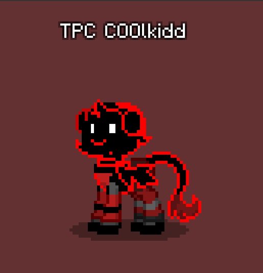 _evil_lunar_'s tweet image. Day 32 of posting termination protocol stuff ( fanmade or not ) until the game releases:

C00lkidd in pony town, this is peak dawg
#C00lkidd #TPCC00lkidd #PonyTown #TerminationProtocol
