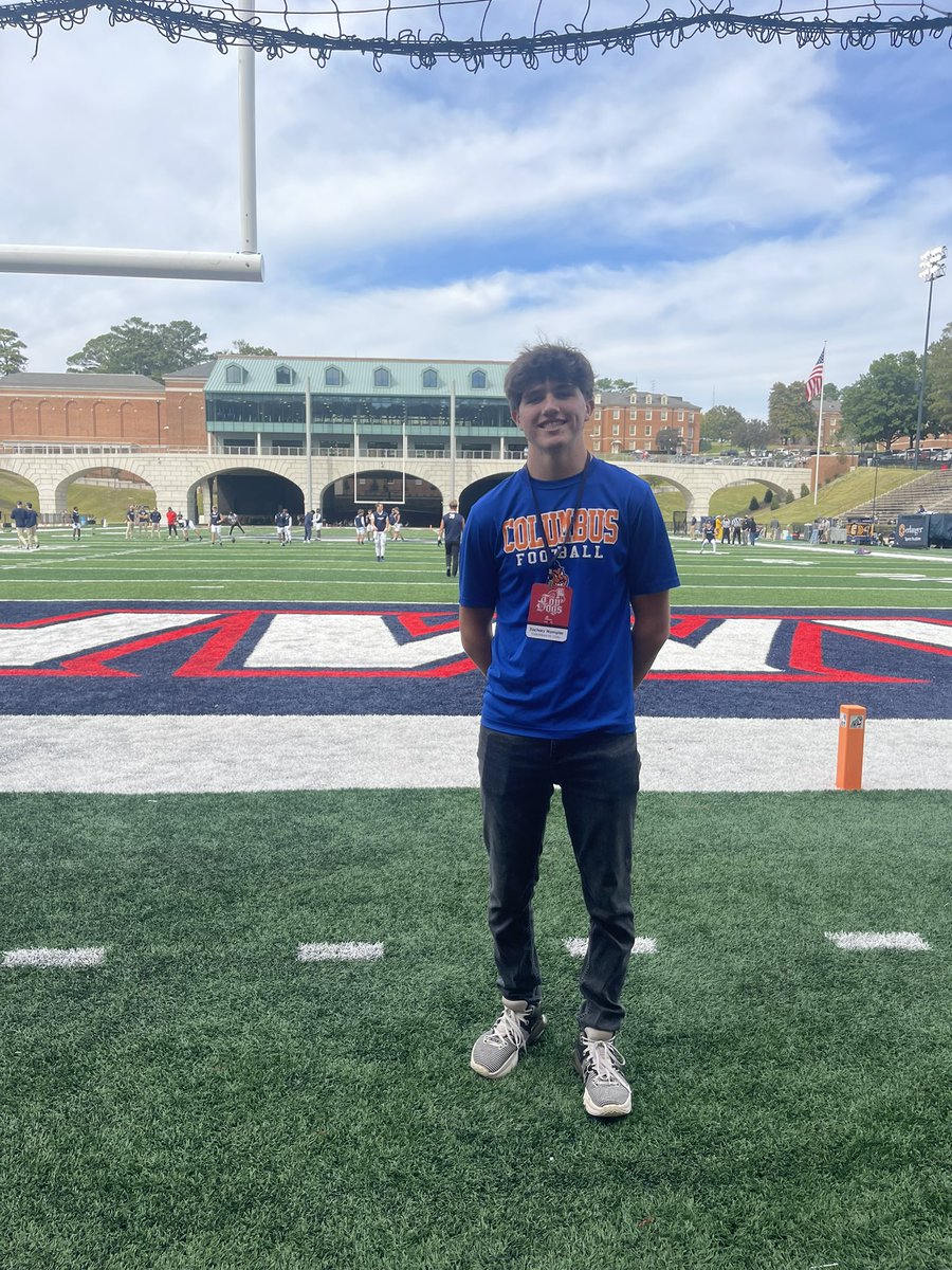 It was great being <a href="/SamfordFootball/">Samford Football</a>. Thank you <a href="/T_Zielenske5/">Tyler Zielenske</a> for the invite! I’m looking forward to being back soon! 
<a href="/HKA_Tanalski/">Adam</a> <a href="/shanee_mc/">Shane McDonough</a> <a href="/BaltarJackson/">Jackson Baltar</a> <a href="/Briggs_bourg/">briggs bourgeois</a> <a href="/CoachScales/">Chaz Scales</a> <a href="/UDC_Recruits/">Underdog Recruits + Consulting</a> <a href="/StClark30/">Coach Steven Clark</a> <a href="/ColumbusHighFB/">Columbus High School Football</a>