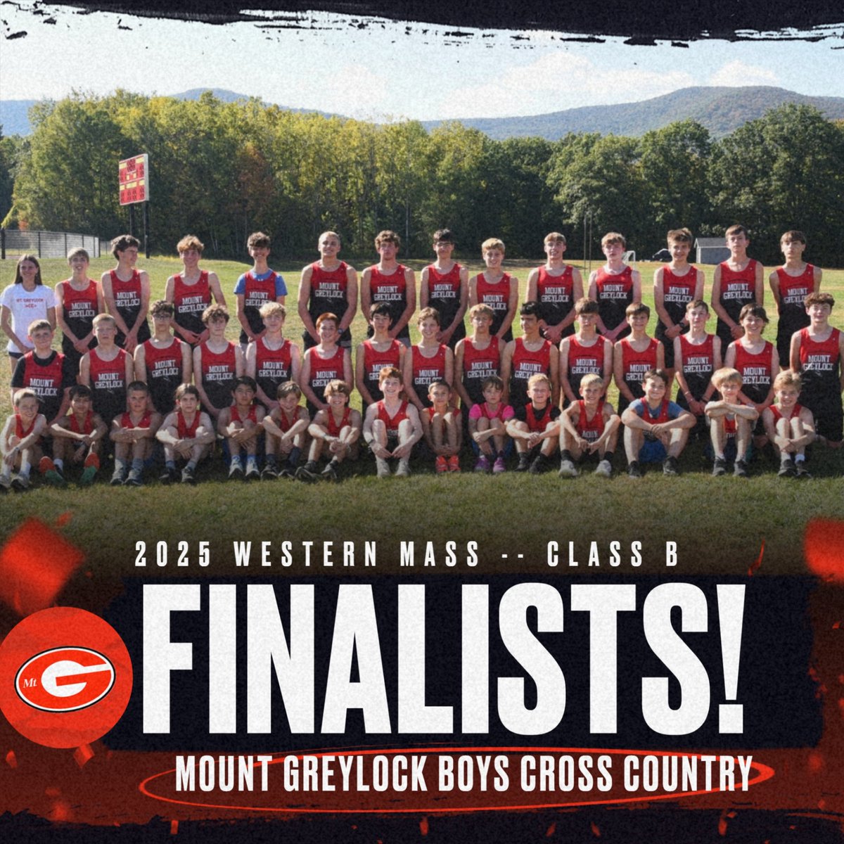 Mount Greylock Cross Country Running Strong at Western Mass!!  
Congratulations!

Next Up... MIAA Sectionals - November 8th at 11 and 11:45!