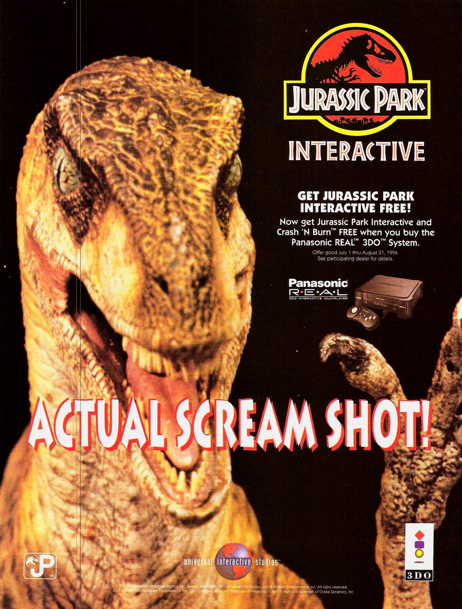 ahl9's tweet image. #3DO #UniversalStudio #Retrogaming