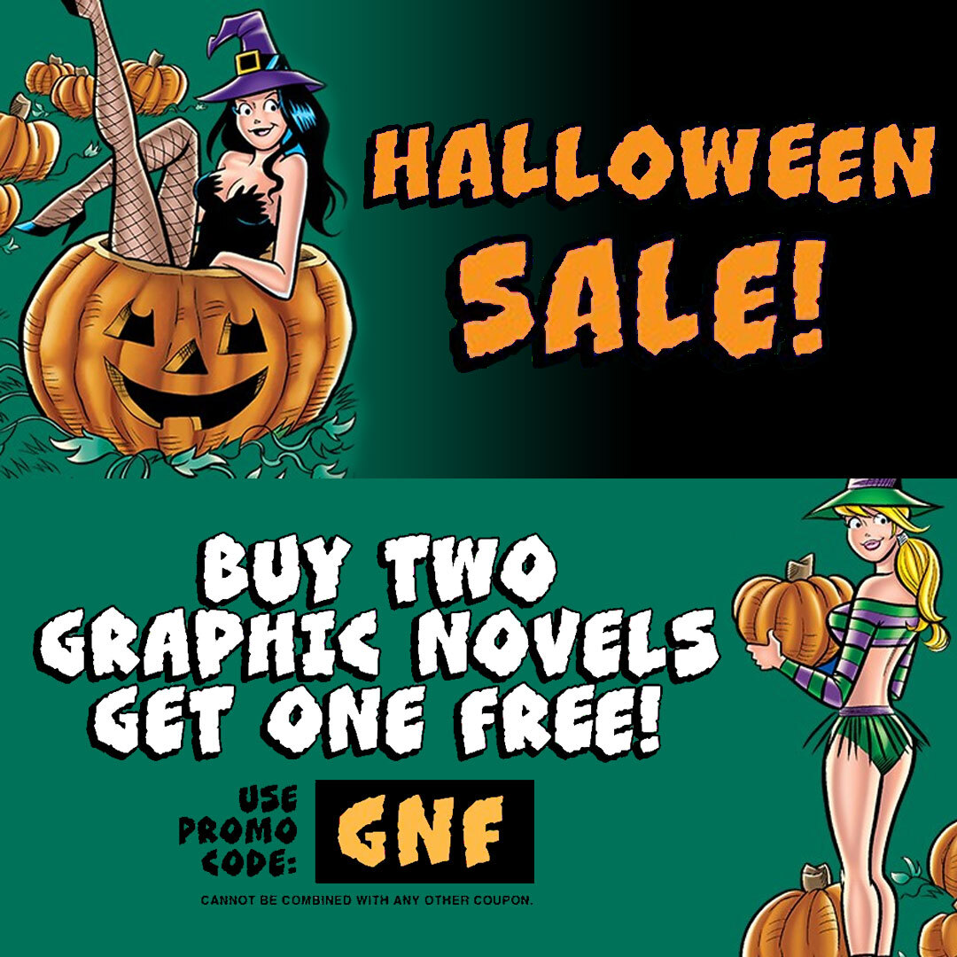 ArchieComics's tweet image. Our #HalloweenSale promo code is live now at store.archiecomics.com!