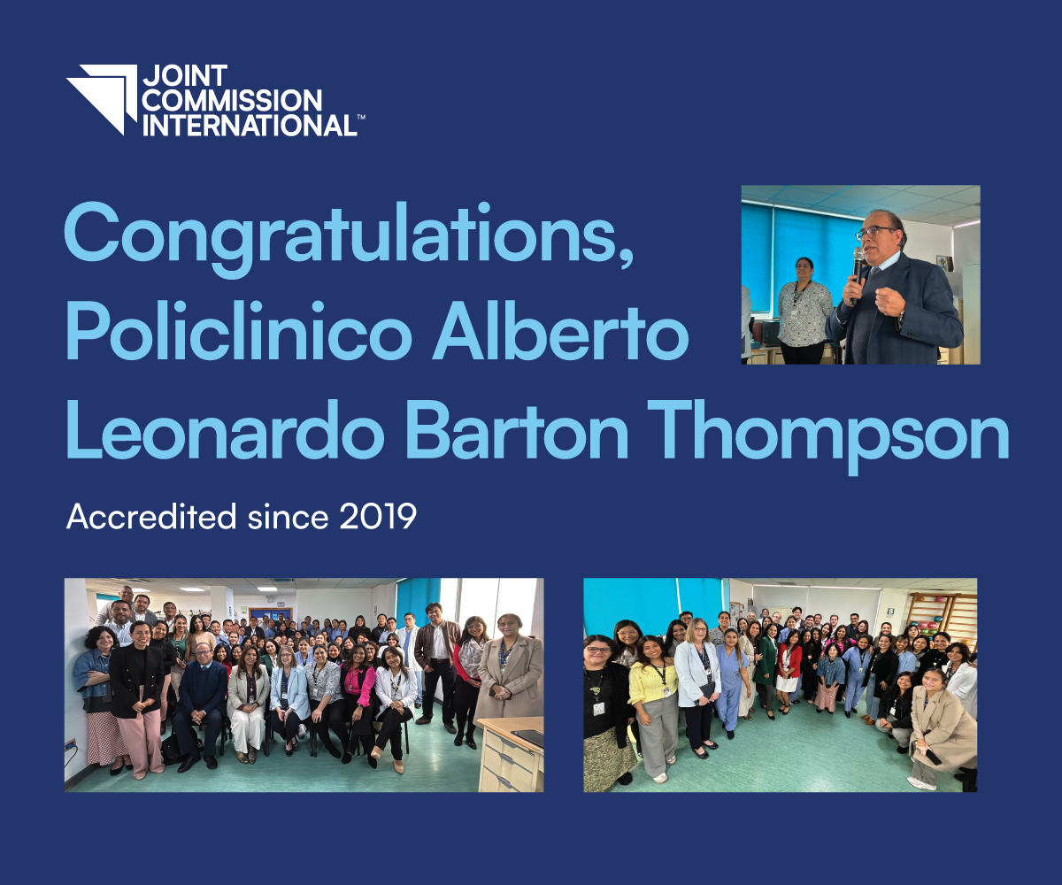 Congratulations on your Primary Care Center program reaccreditation, Policlinico Alberto Leonardo Barton Thompson!
