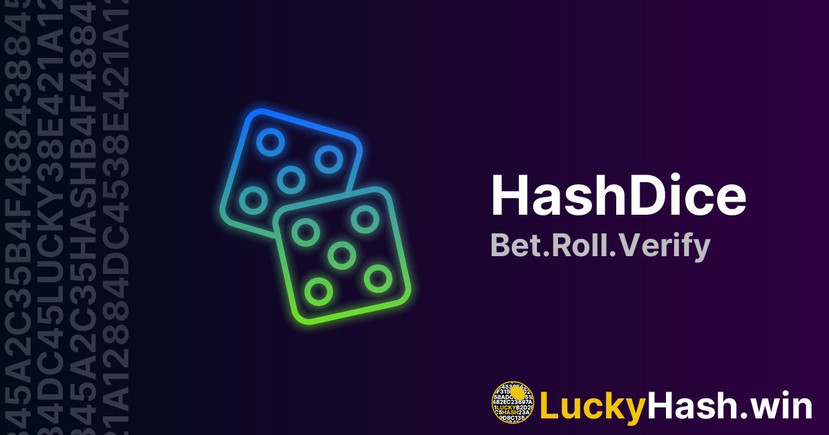 LuckyHashWin's tweet image. Your roll isn’t random - it’s on-chain 👀

Each LuckyHash Dice result comes straight from your transaction hash, so every win (or miss) is provably fair 🎲🍀