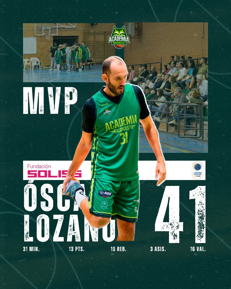 Como no podía ser de otra manera... Javi Pérez🐺💚 se hace el <a href="/Empledis/">Empledis CEE</a> MÁX. ANOTADOR de la jornada 3 de #1°Nacional de <a href="/fbclm/">FBCLM</a>

Y un colosal Óscar Lozano que se hace con el <a href="/SegurosSoliss/">Seguros Soliss</a> MVP porn su gran aportación

#SomosLaAcademia #VamosLinces