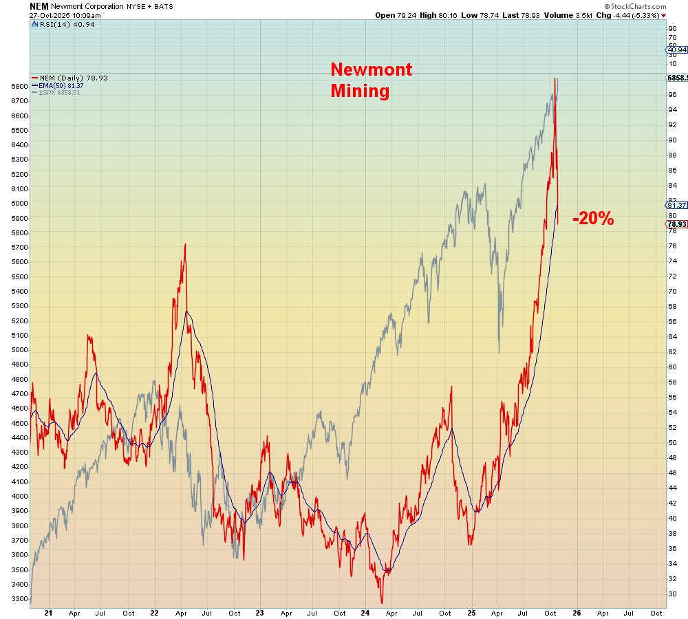 One of the Momentum 7 (best performing S&amp;P 500 stocks through Q3 2025) is now in bear market.

The fate that awaits all of them.