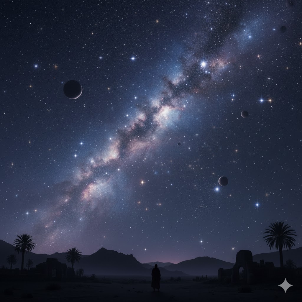 ﴿إِنَّا زَيَّنَّا السَّمَاء الدُّنْيَا بِزِينَةٍ الْكَوَاكِبِ﴾ (الصافات: 6)