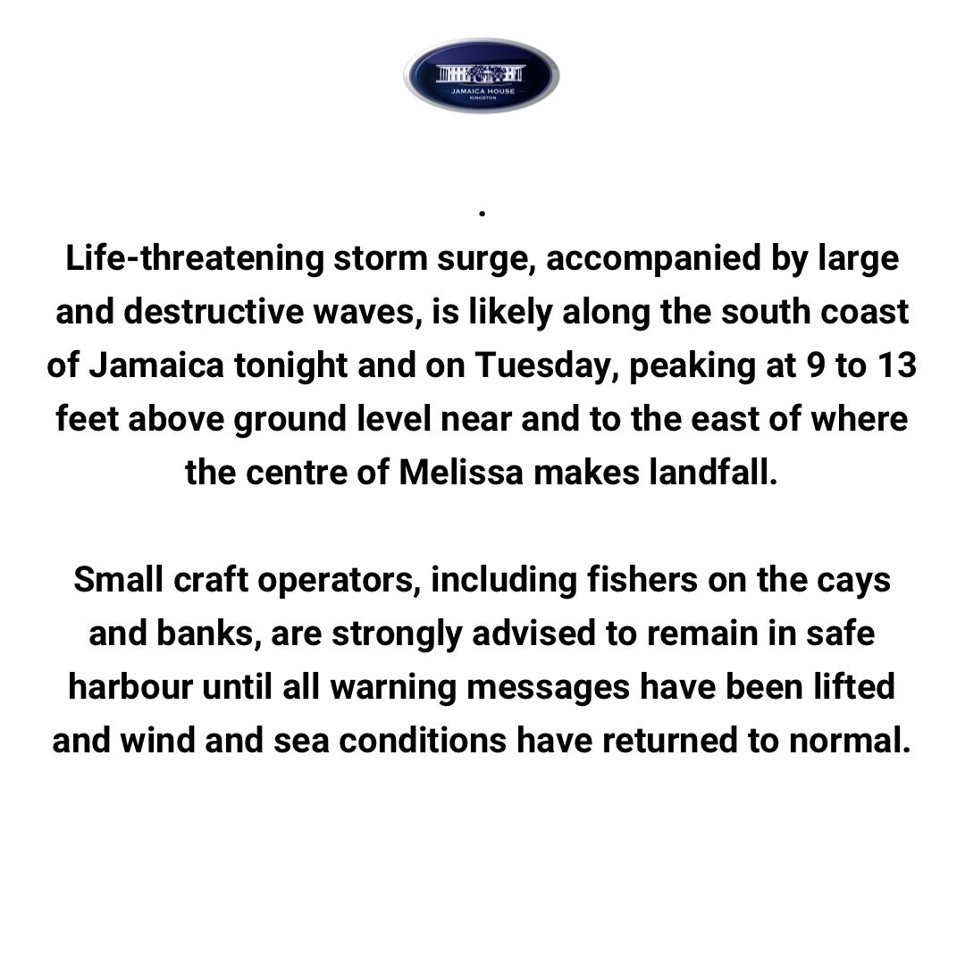 Andrew Holness tweet media