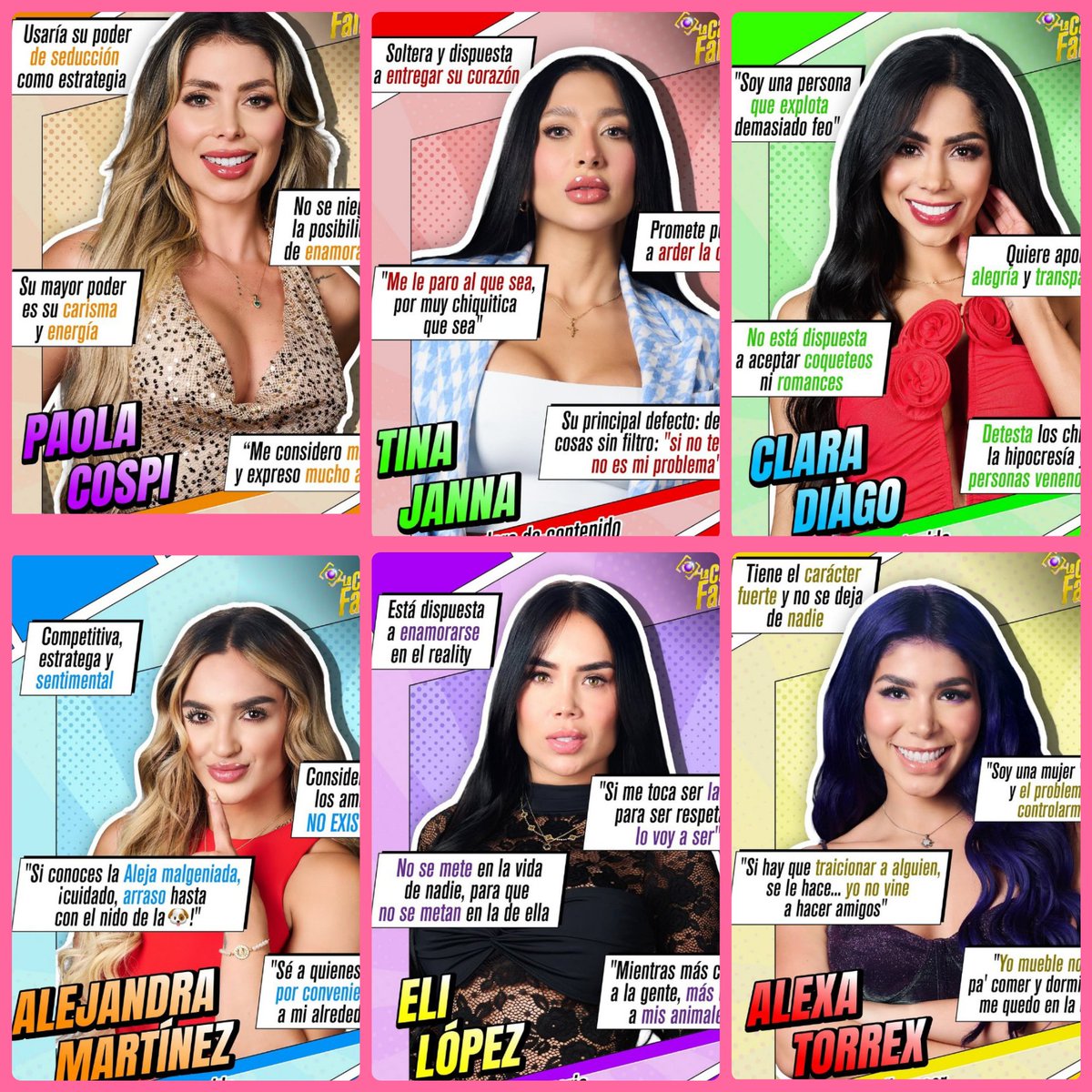 ¿FAMOSAS? Con éstas 6 no se hace un caldo 
Más "Karinas" pa' <a href="/LaCasaFamososCo/">LaCasaDeLosFamososCol</a> 
#LaCasaDeLosFamososCol <a href="/CanalRCN/">Canal RCN</a>
#LaCasaDeLosFamososCol2
<a href="/Andyruiz4008/">Andy Ruiz</a> <a href="/AudienciasTVCol/">Audiencias TV Colombia 💣</a> <a href="/realistarating/">Realista tv</a> <a href="/juandareyes/">Juan David Reyes M</a> <a href="/iamsoyje/">👾👾⭐</a>
<a href="/juandareyes/">Juan David Reyes M</a> <a href="/SebastianL52327/">Ghostface 🚨🔪</a> <a href="/ivan123jor/">ivan</a> <a href="/carlosa1026/">Colombianboy</a> <a href="/Elchico14875809/">El chico</a>