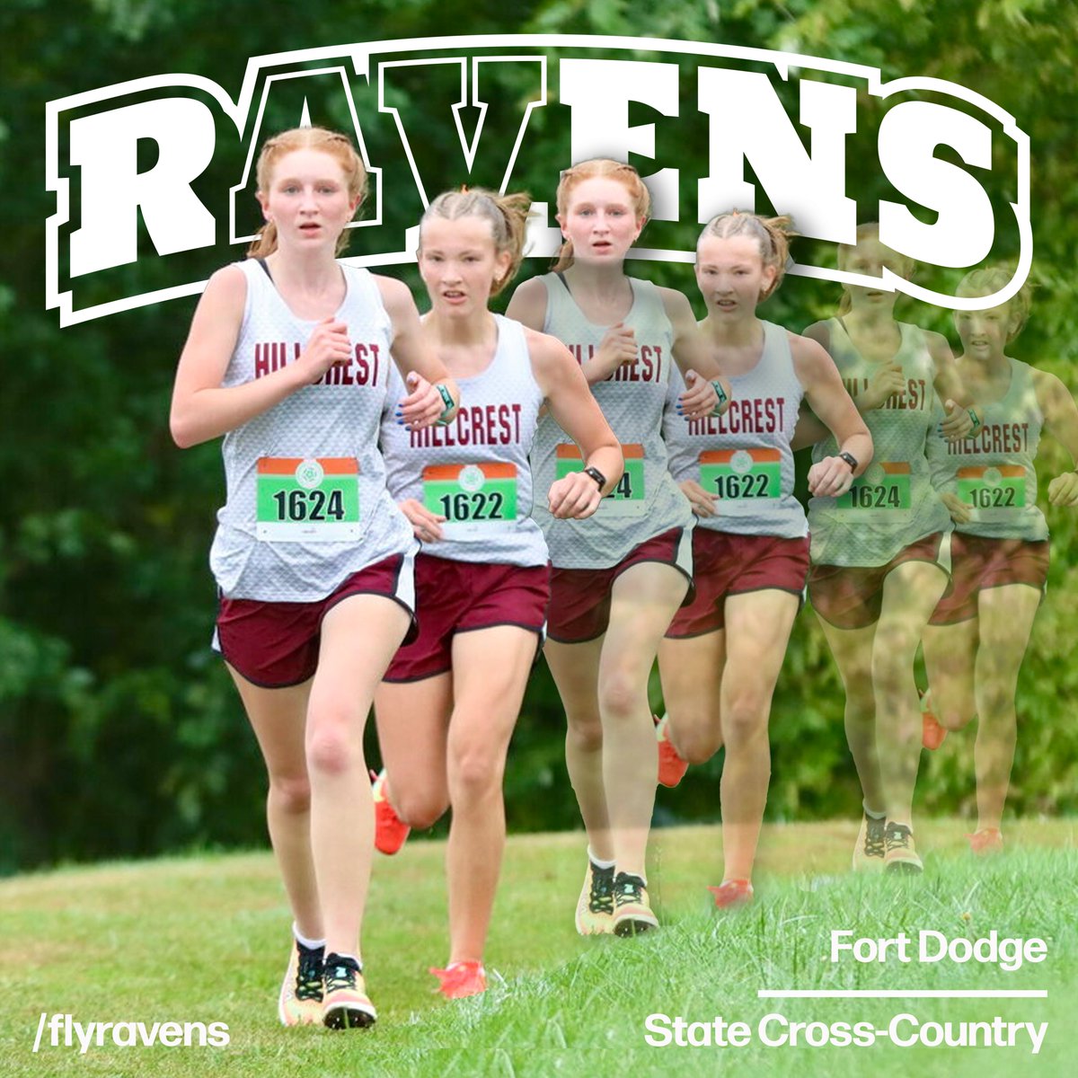 gohillcrest's tweet photo. 📅 This week for Ravens 🐦‍⬛ athletics. #flyravens

➡️ Saturday: ⭐ Iowa State High School Cross Country Championships, this weekend at Lakeside Municipal Golf Course in Fort Dodge. The 1A girls race starts at 2:00 PM on Sat, Nov 1.

🖥 https://t.co/jPg6slo8gB https://t.co/5ujQjhbXrB