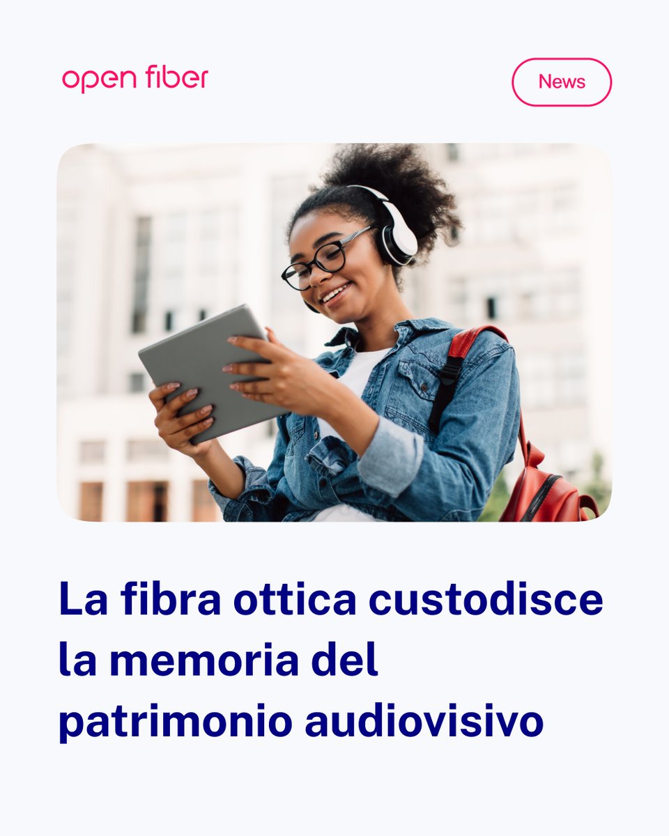 🎞️ Dal cinema dei Lumière al #cloud: la nostra memoria collettiva oggi si trasmette tramite la #fibraottica! Scopri nella nostra news come la connettività #ultraveloce contribuisce a custodire cultura e conoscenza ➡️ openfiber.it/media/news/fib…
#AudiovisualHeritage #WDAH