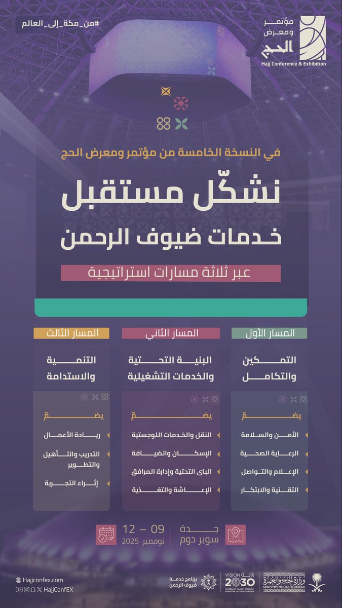 مؤتمر ومعرض الحج Hajj Conference & Exhibition tweet media