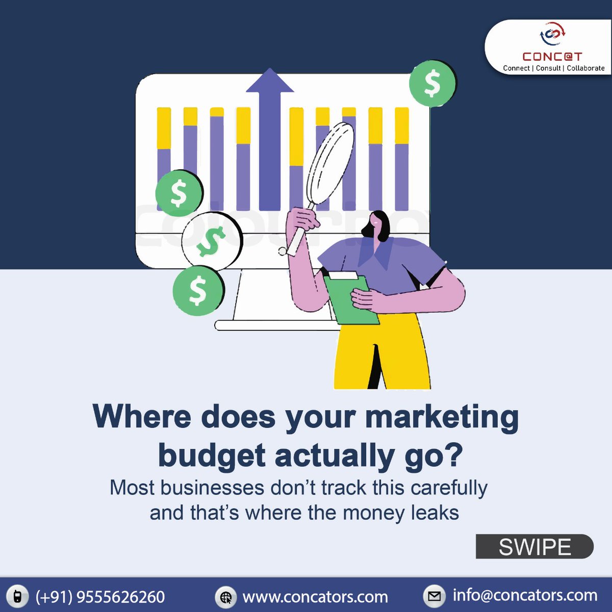 Concators's tweet image. Stop wasting your marketing budget!
It’s not about spending more, it’s about spending smart.

#SmartMarketing #DigitalMarketing #MarketingStrategy #BusinessGrowth #BrandAwareness #PerformanceMarketing #MarketingROI #OnlineMarketing #SocialMediaMarketing