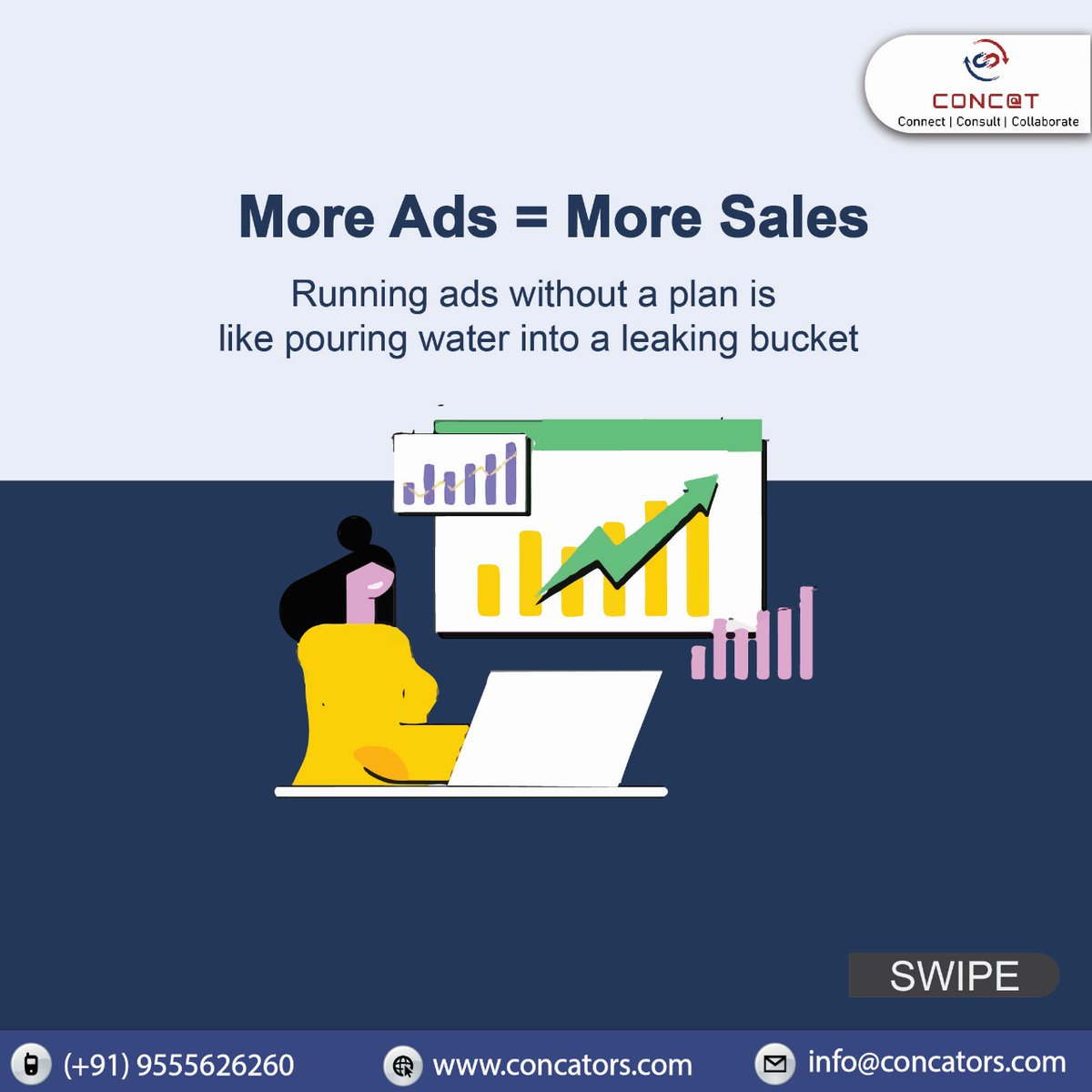 Concators's tweet image. Stop wasting your marketing budget!
It’s not about spending more, it’s about spending smart.

#SmartMarketing #DigitalMarketing #MarketingStrategy #BusinessGrowth #BrandAwareness #PerformanceMarketing #MarketingROI #OnlineMarketing #SocialMediaMarketing