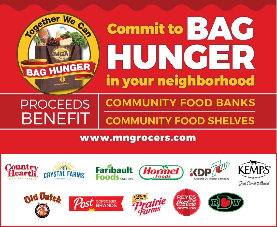 MNGrocers's tweet photo. Join us in the fight to #BagHunger!
The 2025 Bag Hunger campaign runs from October 26 - November 15. You can help in many meaningful ways:
-Donate at the register
-Purchase a pre-packed bag of food for local food shelves
-Choose products that give back 
Every small act adds up! https://t.co/FWiQOlqmZM
