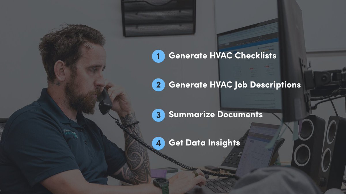 ServiceTitan's tweet image. AI isn’t replacing #HVAC professionals. But it can help your CSRs sound sharper, your technicians prep, and your proposals get out the door faster. Here are practical ways HVAC professionals are using ChatGPT: servicetitan.info/3Jt7kUA
#ServiceTitan