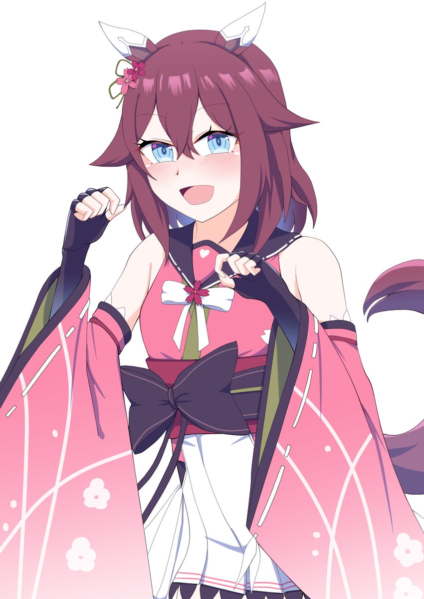 サクラチヨノオー(ウマ娘) 「サクラチヨノオー #ウマ娘」|＋慧＋のイラスト