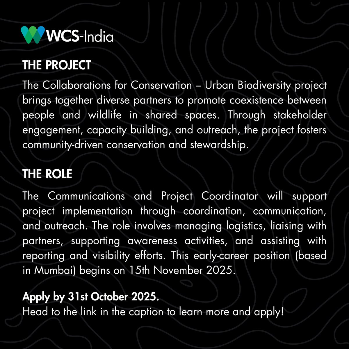 WCS-India tweet media