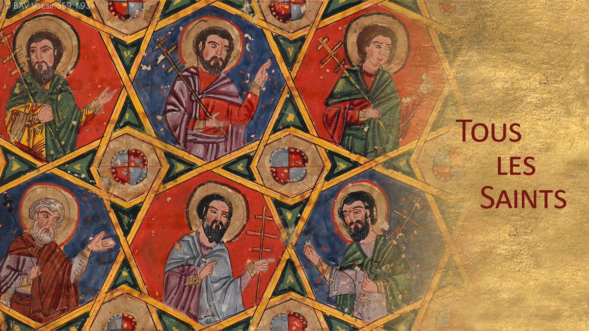 💫 Le saint du jour | Samedi 01 novembre
Toussaint

 Déjà à la fin du IIe siècle, on trouve une véritable vénération des saints. Au début, les saints martyrs, auxquels rapidement furent assimilés les apôtres, témoins officiels de la foi.
→urls.fr/Ys4nTW