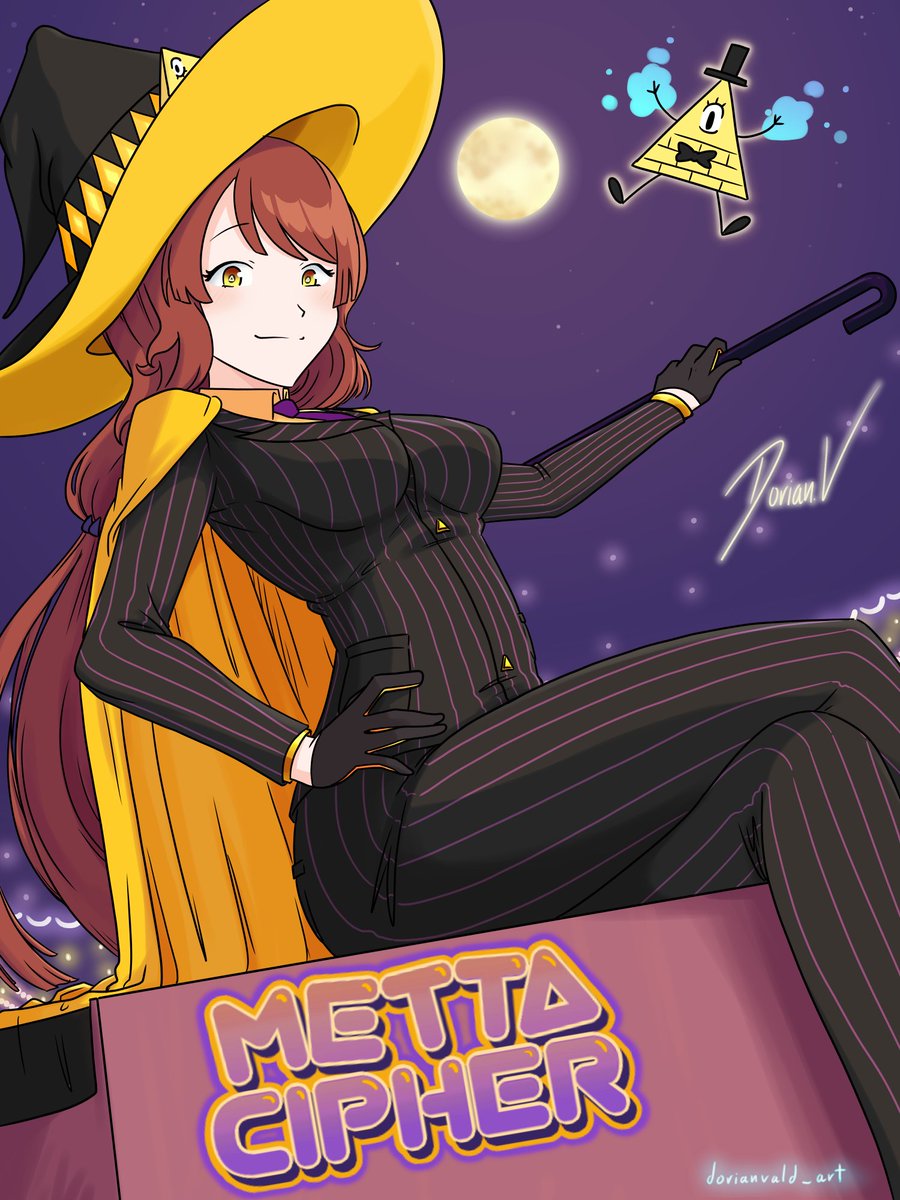 MettaCipher's tweet image. ¡Feliz Halloween! 🔺🎩